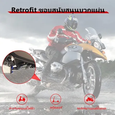 แผ่นรองขาตั้ง ตีนเป็ดมอเตอร์ไซค์ CNC กันลื่น สำหรับ Wave / Click / ADV / MSX / Forza / XMAX / R15 / PCX และรุ่นทั่วไป รูปที่ 3