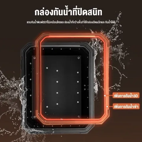 กล่องท้ายมอเตอร์ไซค์อลูมิเนียมอเนกประสงค์ (Top Box) สำหรับรถจักรยานยนต์ทุกรุ่น (XMAX / PCX / ADV) รูปที่ 7