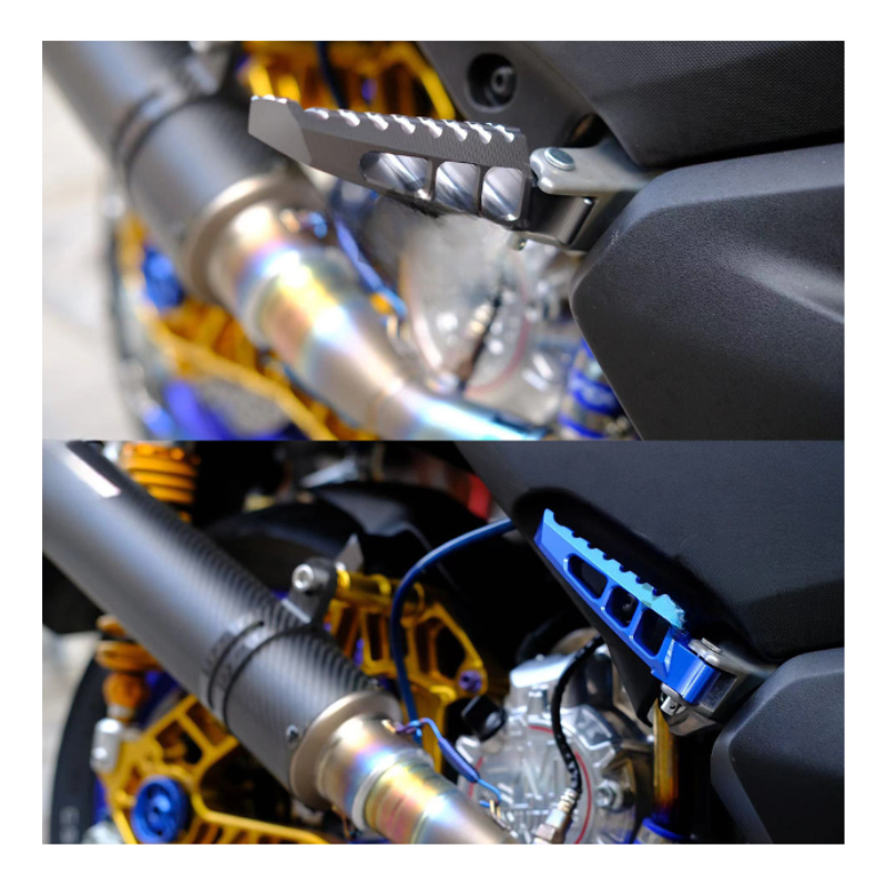 ที่พักเท้าคนซ้อนหลัง อลูมิเนียม CNC สำหรับ Yamaha XMAX 300 V1 V2 ปี 2017-2024 (1 คู่) อะไหล่แต่งมอเตอร์ไซค์ รูปที่ 3