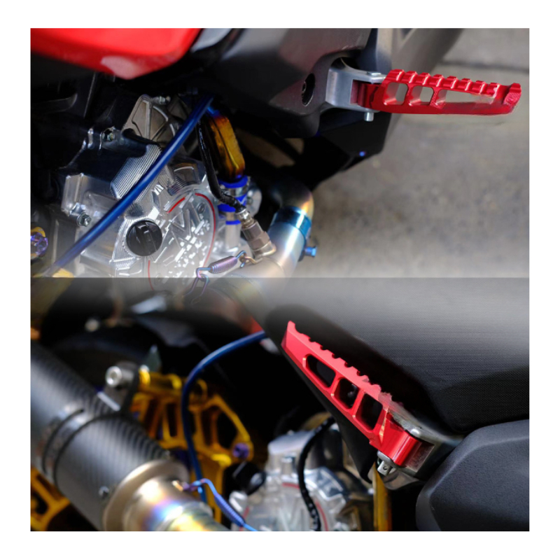 ที่พักเท้าคนซ้อนหลัง อลูมิเนียม CNC สำหรับ Yamaha XMAX 300 V1 V2 ปี 2017-2024 (1 คู่) อะไหล่แต่งมอเตอร์ไซค์ รูปที่ 4
