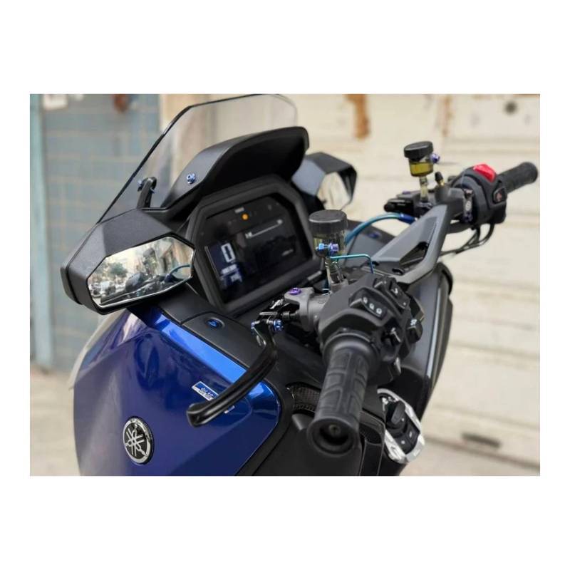 กระจกมองข้างทรงหลบจ่า กระจกแต่งตรงรุ่น สำหรับ Yamaha XMAX 300 / Techmax V3 ปี 2025-2026 อุปกรณ์ครบชุด รูปที่ 3