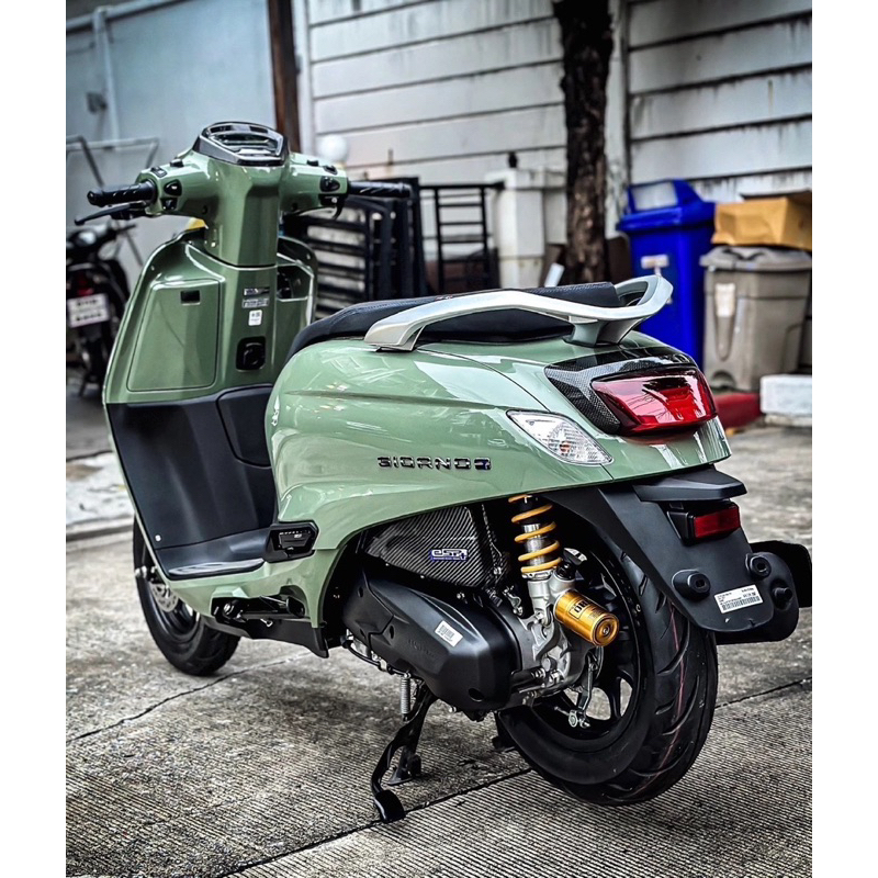 ชิ้นส่วนแฟริ่งแต่ง ลายเคฟล่า 5D แท้ศูนย์ เคลือบแลคเกอร์ 2K สำหรับ Honda Giorno 125 รูปที่ 7