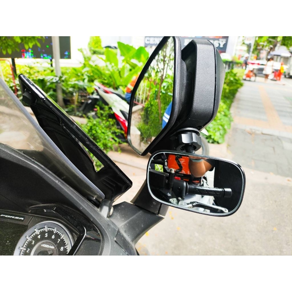 กระจกเสริมสำหรับ Honda Forza 350 และ 300 (แพ็คคู่ ซ้าย-ขวา) รูปที่ 2