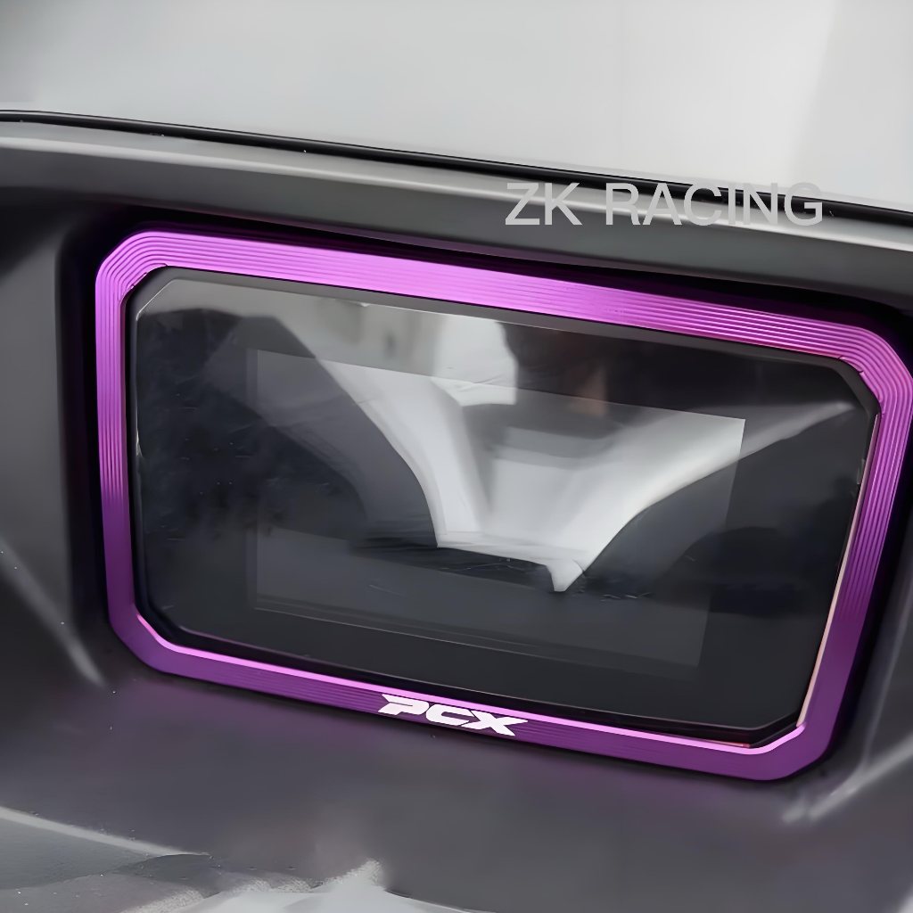 กรอบป้องกันแผงหน้าปัด อลูมิเนียม CNC สำหรับ PCX160 และ FORZA350 ปี 2025-2026 รูปที่ 3