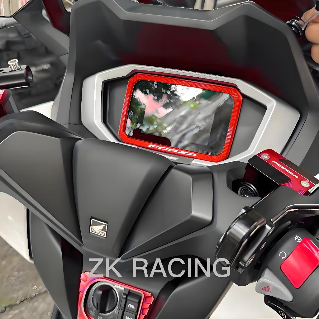 กรอบป้องกันแผงหน้าปัด อลูมิเนียม CNC สำหรับ PCX160 และ FORZA350 ปี 2025-2026 รูปที่ 5