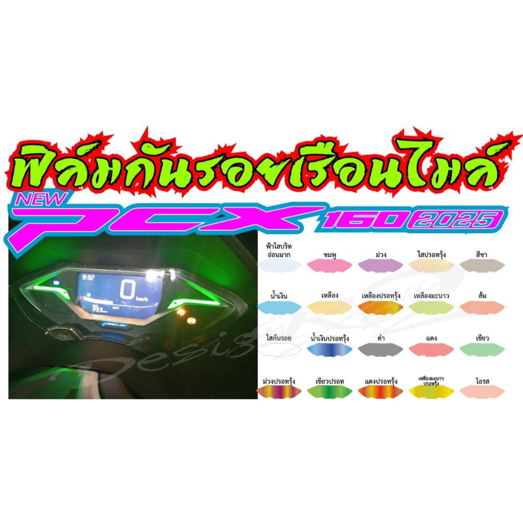 ฟิล์มกันรอยเรือนไมล์ เกรดพรีเมี่ยม 3 ชั้น สำหรับ Honda PCX 160 / Forza 350 / ADV 160 รูปที่ 5