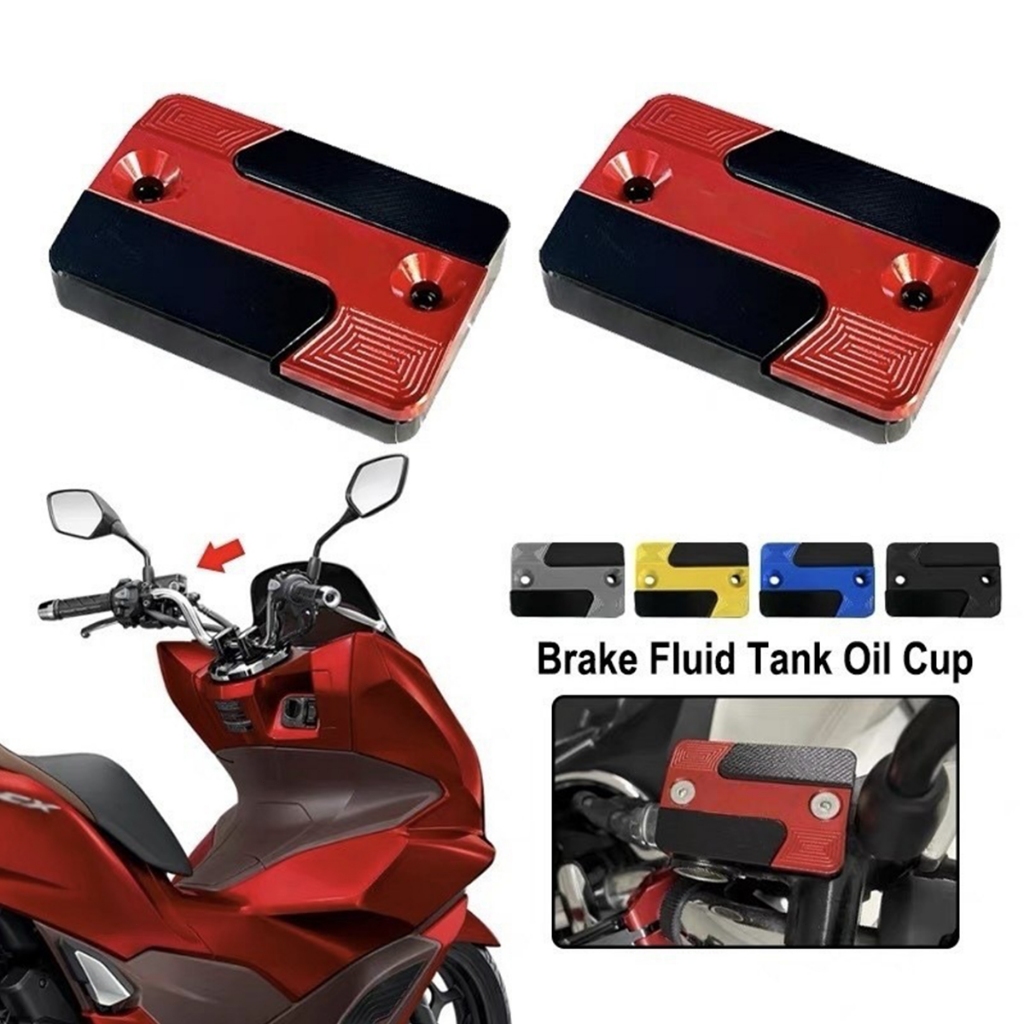 ฝาครอบปั๊มน้ำมันเบรกบน อลูมิเนียม CNC สำหรับ Honda PCX และ Click รูปที่ 4