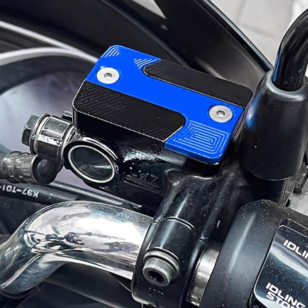 ฝาครอบปั๊มน้ำมันเบรกบน อลูมิเนียม CNC สำหรับ Honda PCX และ Click รูปที่ 8