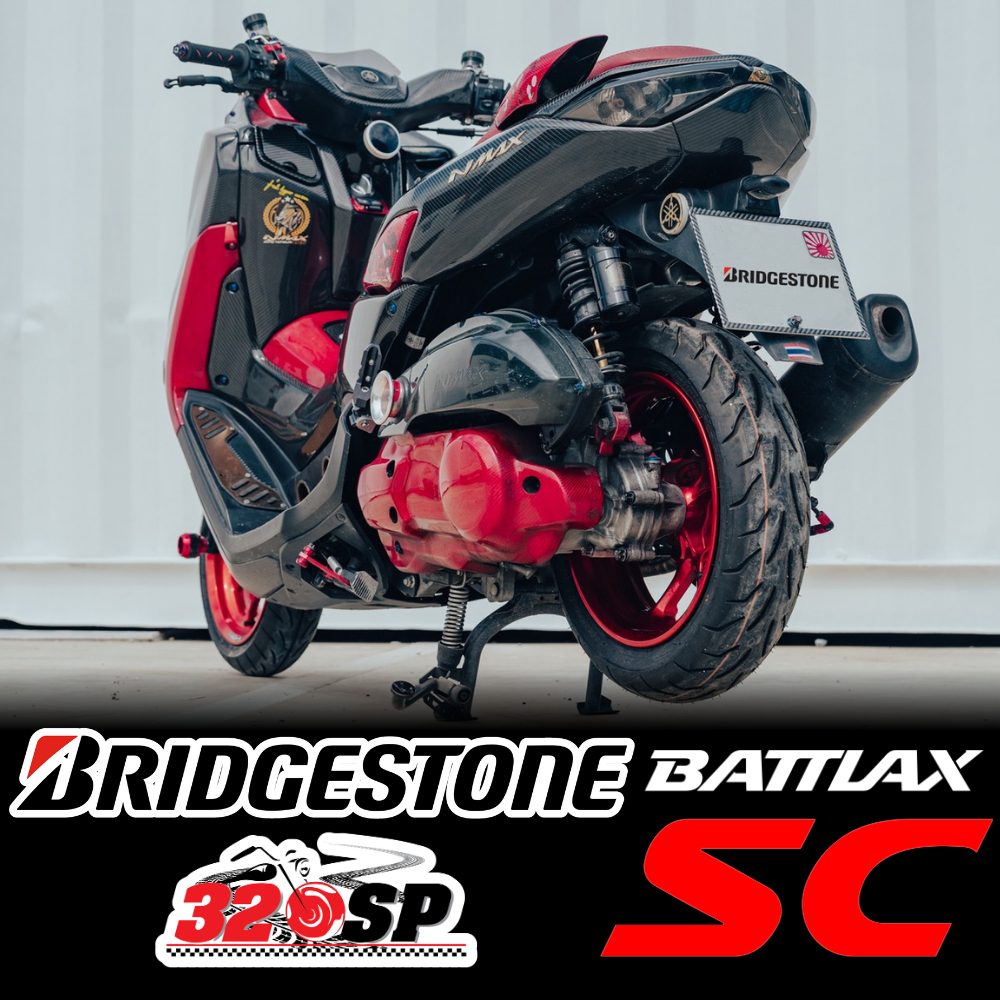ยางนอกมอเตอร์ไซค์ BRIDGESTONE BATTLAX SC สำหรับรถบิ๊กสกู๊ตเตอร์ รูปที่ 3