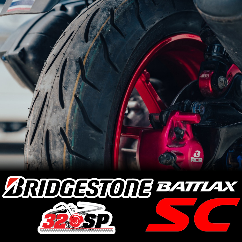 ยางนอกมอเตอร์ไซค์ BRIDGESTONE BATTLAX SC สำหรับรถบิ๊กสกู๊ตเตอร์ รูปที่ 4