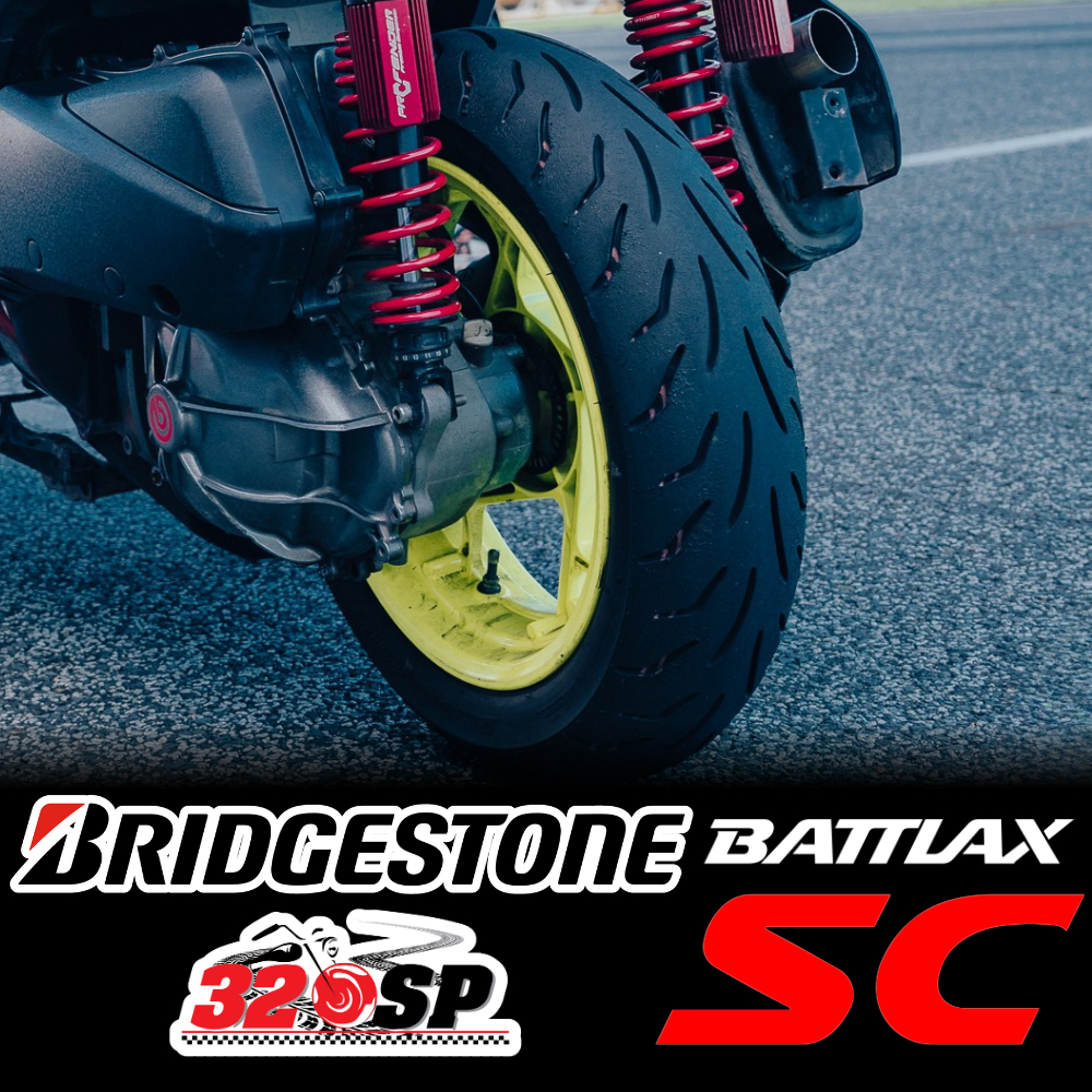 ยางนอกมอเตอร์ไซค์ BRIDGESTONE BATTLAX SC สำหรับรถบิ๊กสกู๊ตเตอร์ รูปที่ 8