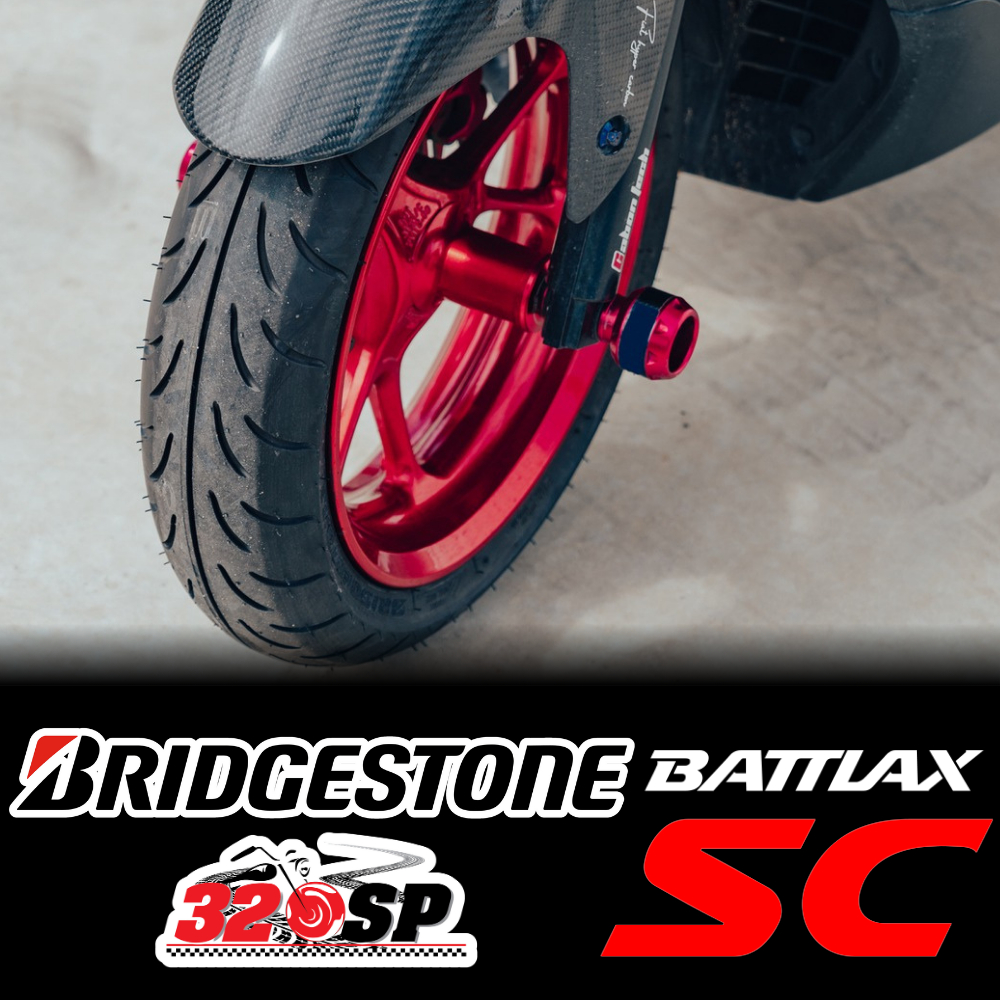 ยางนอกมอเตอร์ไซค์ BRIDGESTONE BATTLAX SC สำหรับรถบิ๊กสกู๊ตเตอร์ รูปที่ 9
