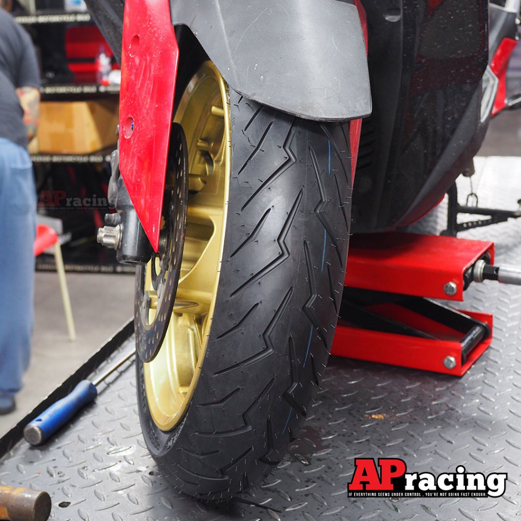 ยาง Pirelli Diablo Rosso Scooter สำหรับ Forza 300/350, X-MAX 300, ADV 350 (ชุดหน้า-หลัง) รูปที่ 4