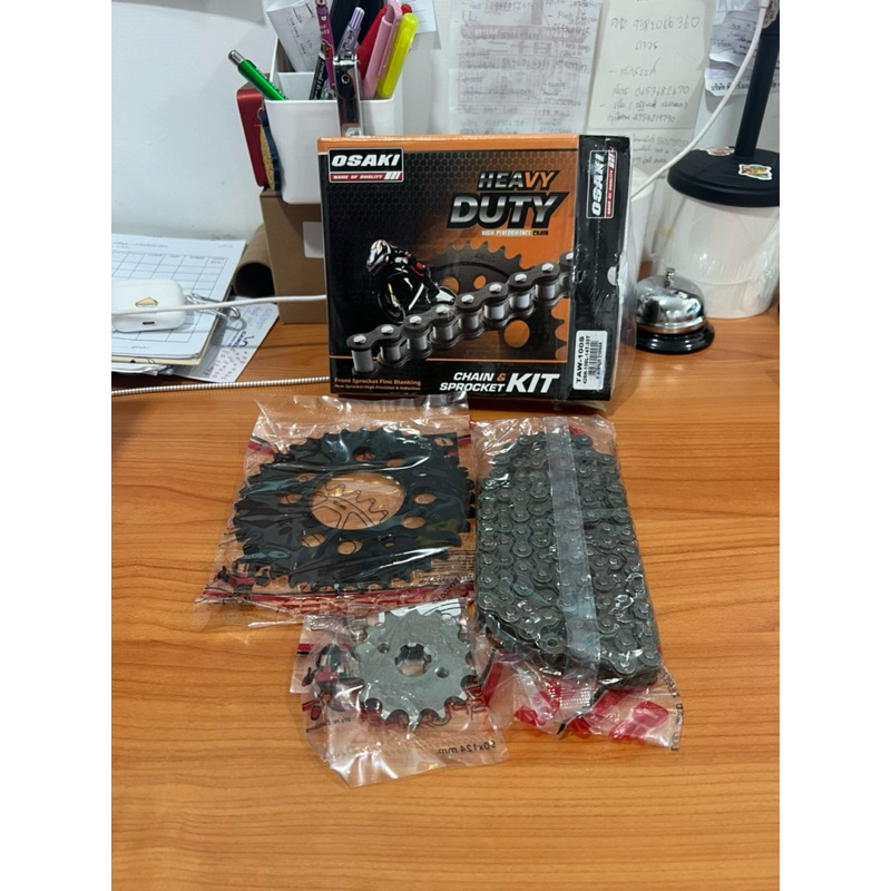ชุดโซ่สเตอร์ Osaki แท้ 428H สำหรับ Wave100s2005, Wave125, Wave110i รูปที่ 7
