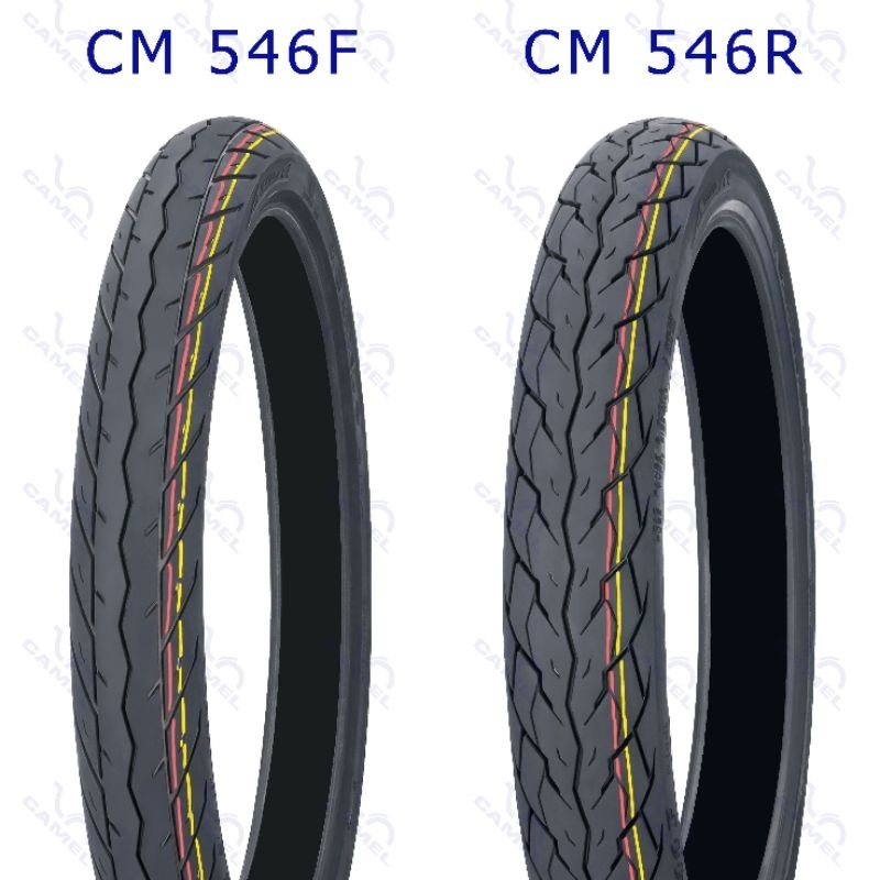 ยางนอกมอเตอร์ไซค์ CAMEL ลาย CM546 ขอบ 17 นิ้ว (70/90-17 และ 80/90-17) รูปที่ 2