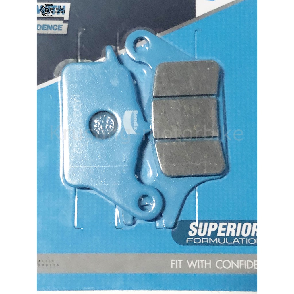 ผ้าเบรคหน้า Bendix รุ่น MD27 สำหรับ Honda Click, Scoopy-i, Zoomer-X รูปที่ 3