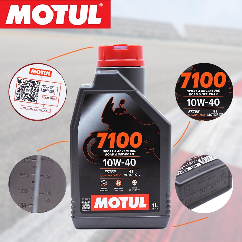 น้ำมันเครื่อง Motul 7100 10W40 สังเคราะห์แท้ 100% ขนาด 1 ลิตร รูปที่ 4