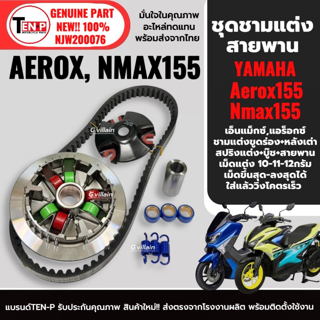 ชุดชามแต่งพร้อมสายพาน สำหรับ Aerox155 และ Nmax155 รูปที่ 3