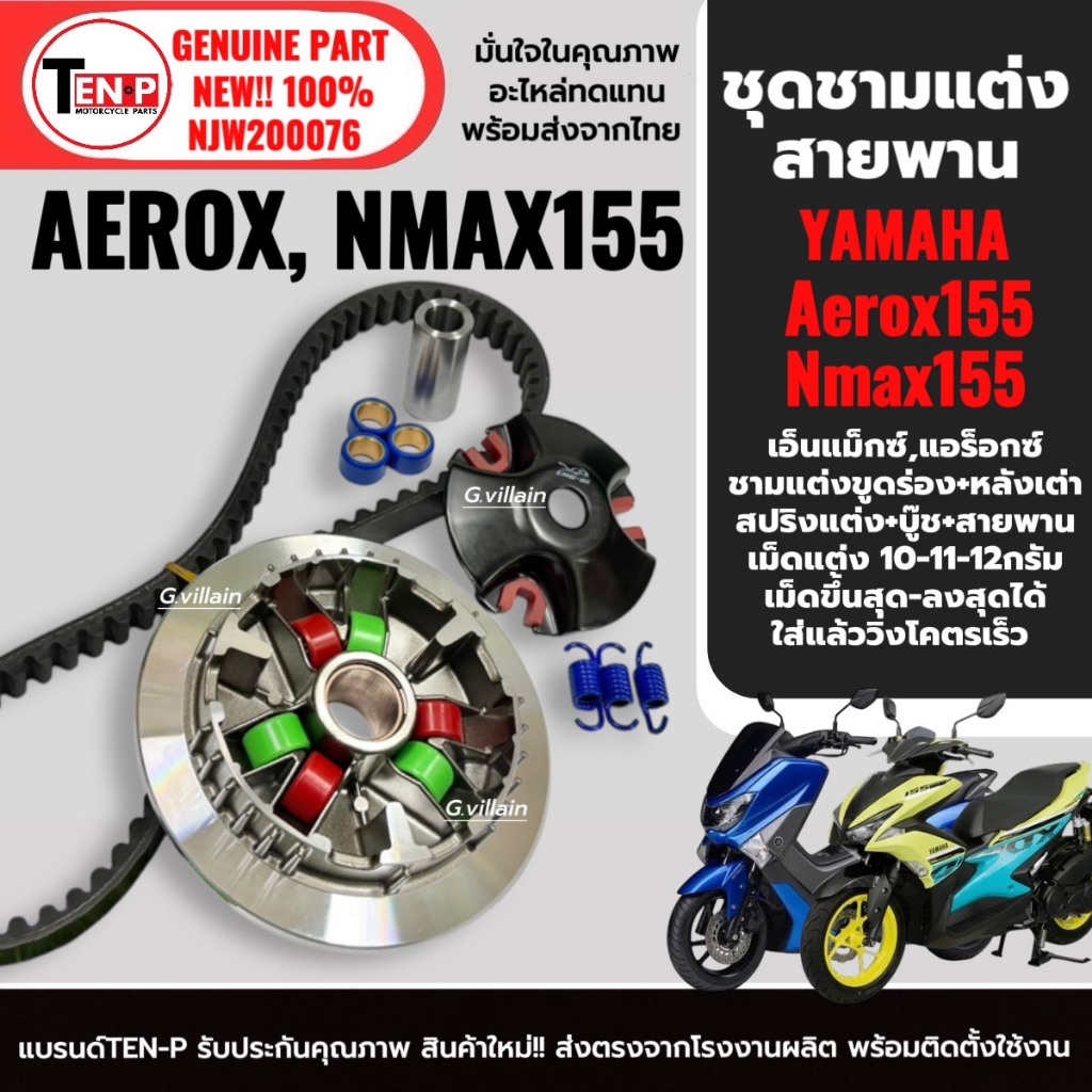 ชุดชามแต่งพร้อมสายพาน สำหรับ Aerox155 และ Nmax155 รูปที่ 4
