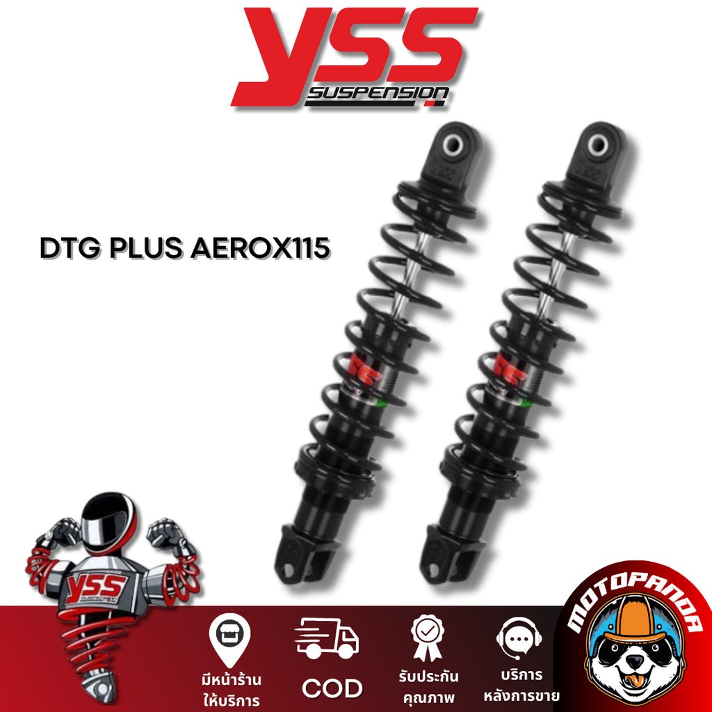 โช้คหลัง YSS รุ่น DTG PLUS สำหรับ Yamaha Aerox 155 รูปที่ 7