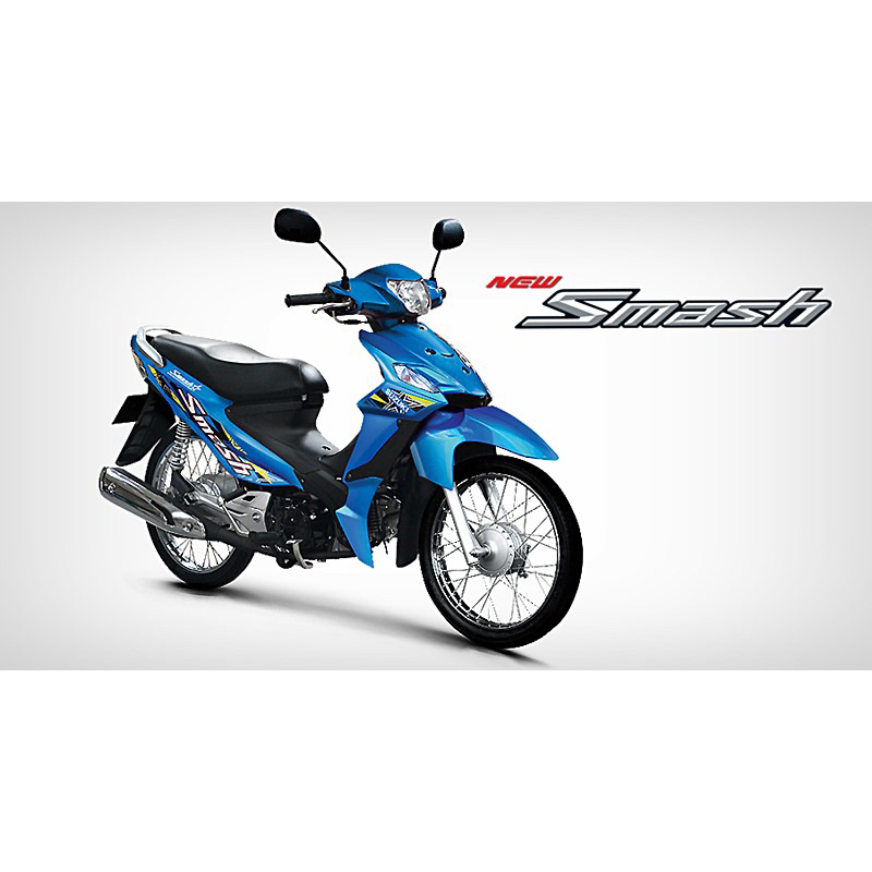 ชุดสี เฟรมรถมอเตอร์ไซค์ สีดำ สำหรับ Suzuki New Smash / Smash 113 รูปที่ 3