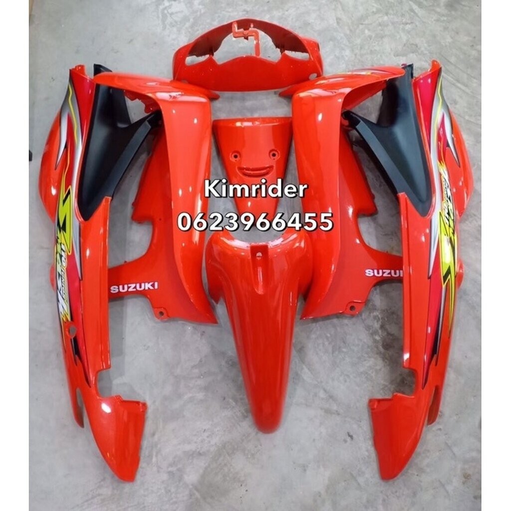 ชุดสีมอเตอร์ไซค์ Smash Junior 110 ปี 2004 ครบคัน 7 ชิ้น รูปที่ 3