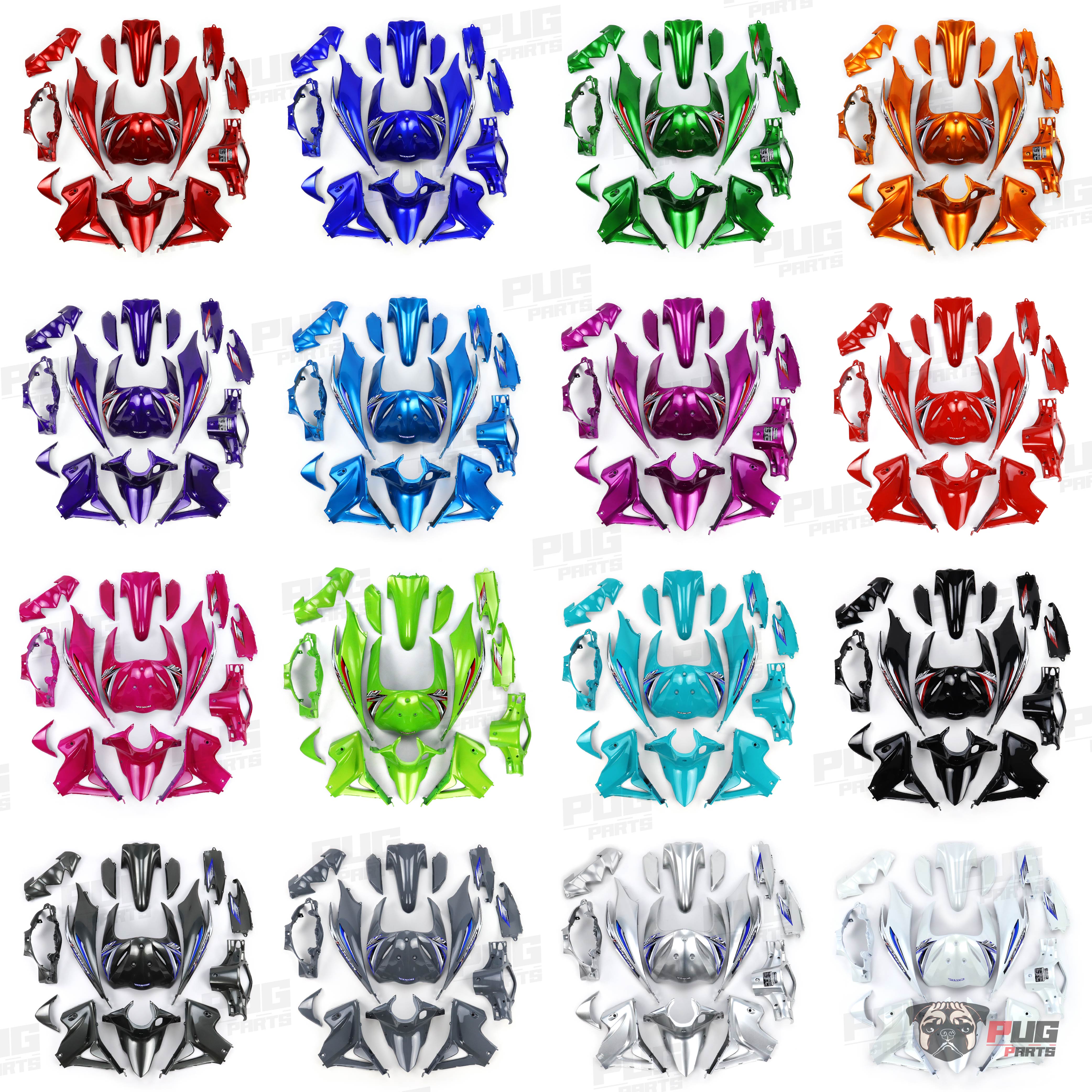 ชุดสีมอเตอร์ไซค์ Wave 110i ปี 2011-2018 (ชุดใหญ่ 15 ชิ้น) รูปที่ 4