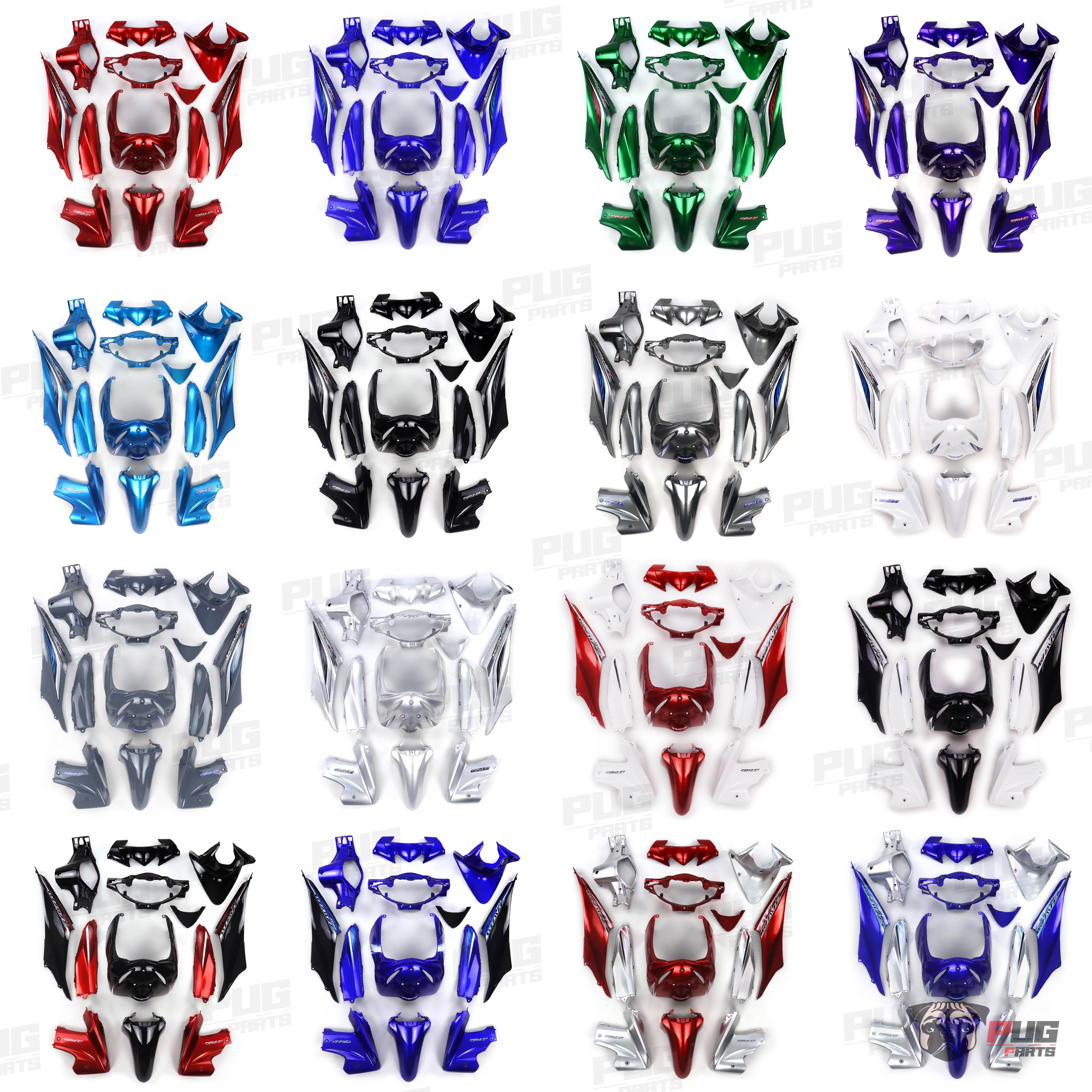 ชุดสีมอเตอร์ไซค์ Wave 110i ปี 2009-2010 (13 ชิ้น) พร้อมสติกเกอร์ รูปที่ 3