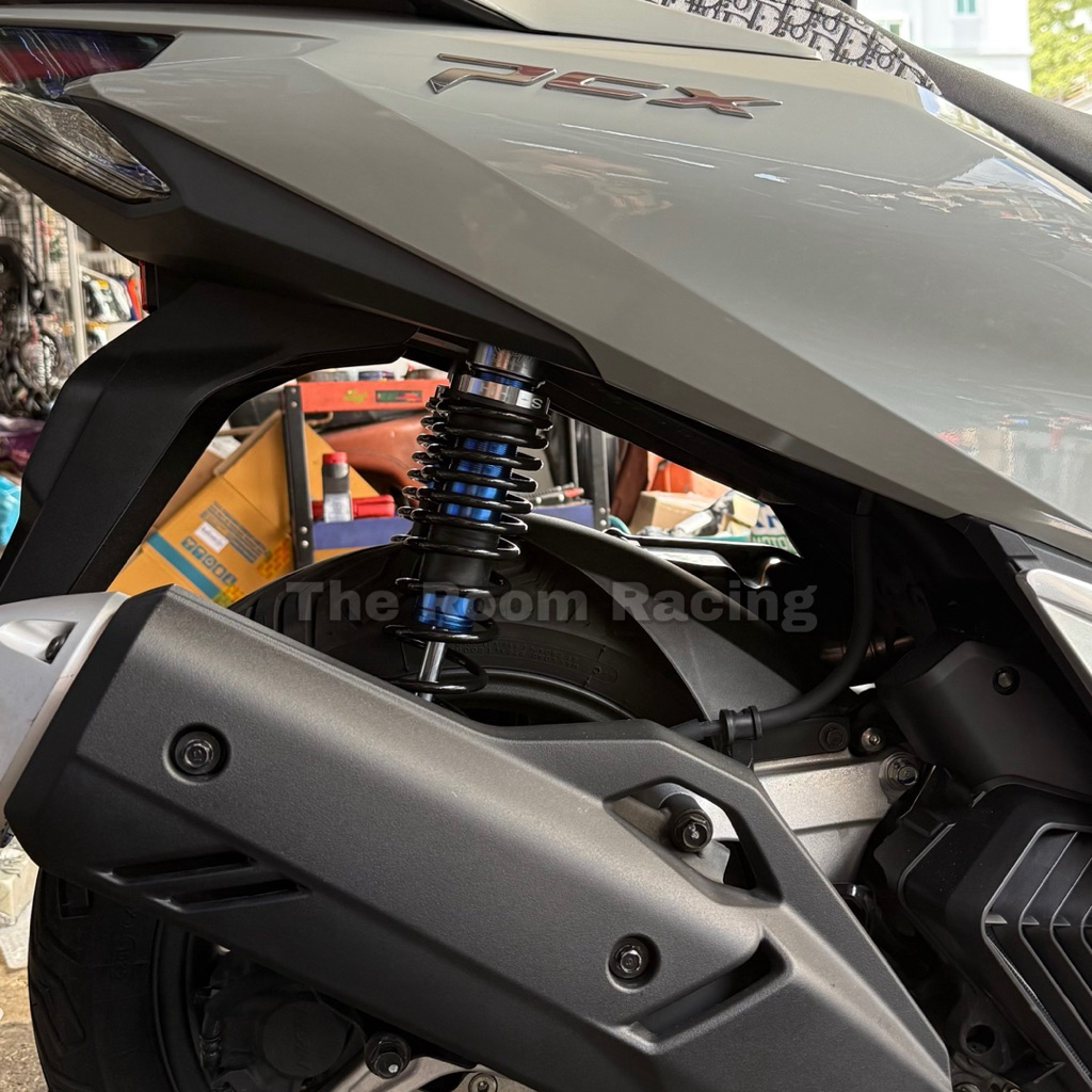 โช๊คหลังแก๊สแท้ SPN รุ่น V-ADJ ปรับรีบราวและสปริงได้ สำหรับ XMAX, PCX, NMAX, Drone รูปที่ 5