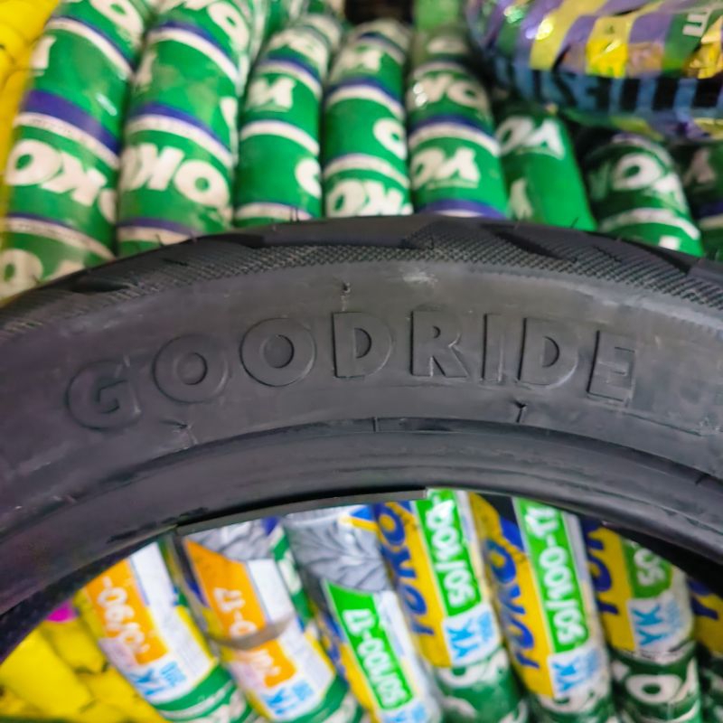 ยางนอกมอเตอร์ไซค์ Goodride ขอบ 14 แบบไม่ใช้ยางใน (Tubeless) ลายไฟ/City H571 รูปที่ 6