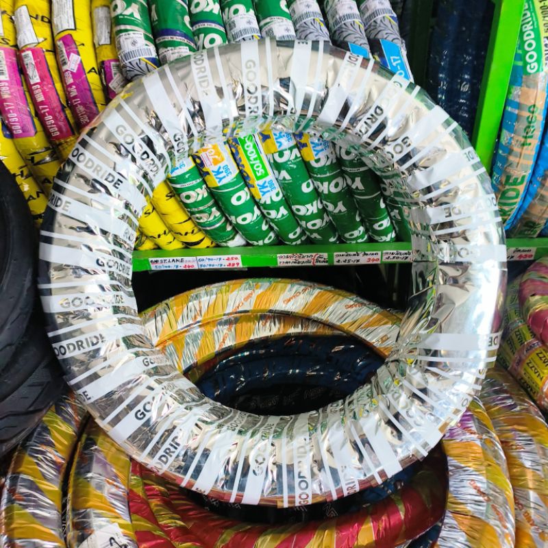 ยางนอกมอเตอร์ไซค์ Goodride ขอบ 14 แบบไม่ใช้ยางใน (Tubeless) ลายไฟ/City H571 รูปที่ 8