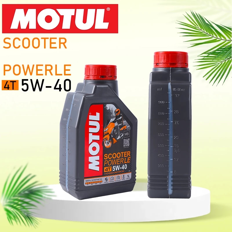 น้ำมันเครื่องสังเคราะห์แท้ 100% สำหรับรถมอเตอร์ไซค์ออโตเมติก Motul 4T 5W40 ขนาด 1 ลิตร รูปที่ 4