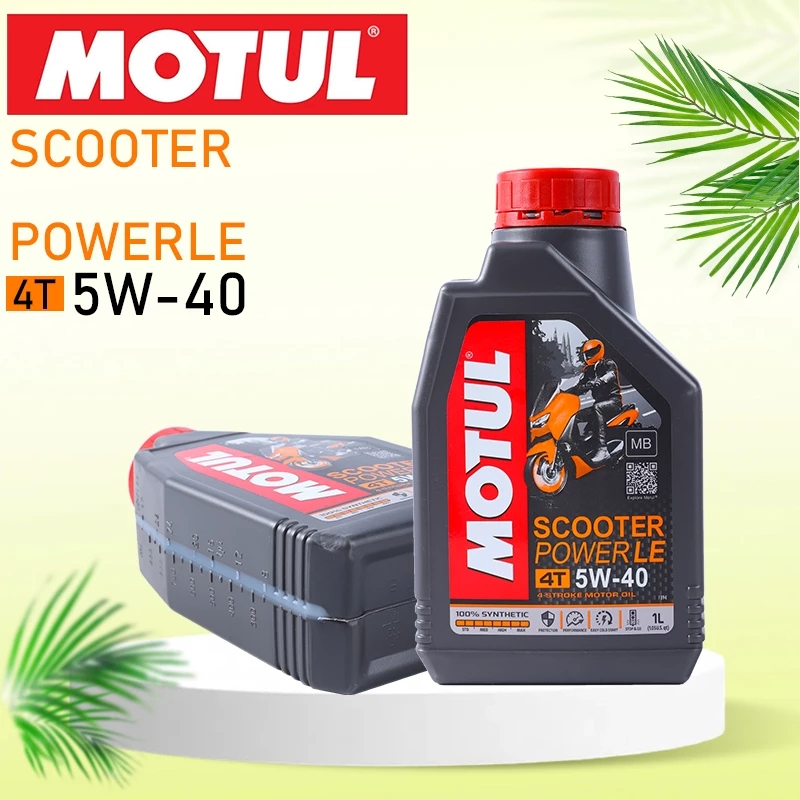 น้ำมันเครื่องสังเคราะห์แท้ 100% สำหรับรถมอเตอร์ไซค์ออโตเมติก Motul 4T 5W40 ขนาด 1 ลิตร รูปที่ 6