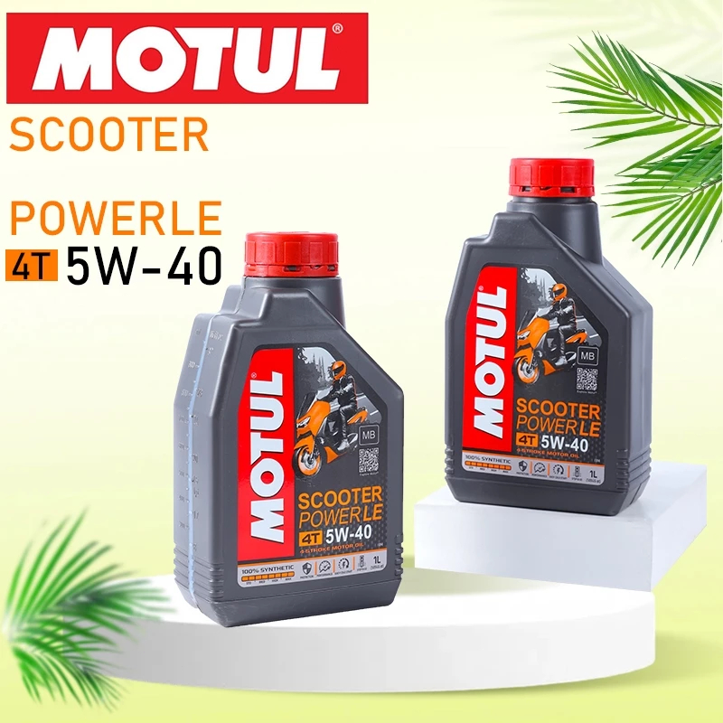 น้ำมันเครื่องสังเคราะห์แท้ 100% สำหรับรถมอเตอร์ไซค์ออโตเมติก Motul 4T 5W40 ขนาด 1 ลิตร รูปที่ 7