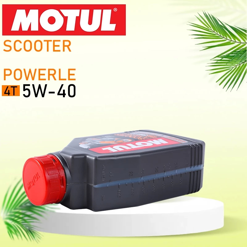 น้ำมันเครื่องสังเคราะห์แท้ 100% สำหรับรถมอเตอร์ไซค์ออโตเมติก Motul 4T 5W40 ขนาด 1 ลิตร รูปที่ 8