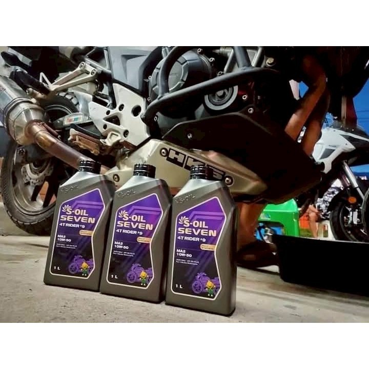 น้ำมันเครื่องสังเคราะห์แท้ S-OIL 7 4T RIDER #9 10W-40 / 10W-50 รูปที่ 5