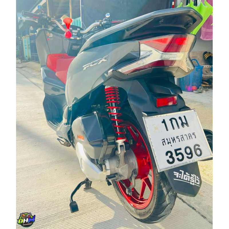 โช๊คหลัง OKD รุ่น BlackBoom สำหรับ NMAX, XMAX และ PCX ความสูง 330 มม. รูปที่ 6