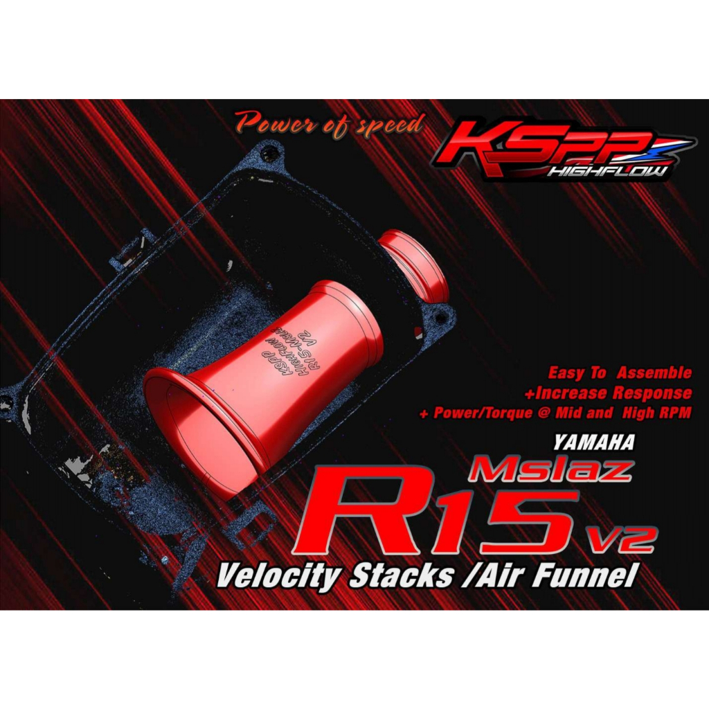 ปากแตร Velocity Stack สำหรับ R15 M-SLAZ MT-15 XSR155 รูปที่ 2