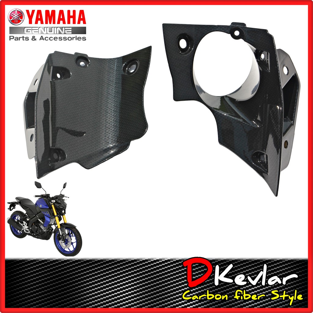 แฟริ่งตัวใน ซ้าย-ขวา สำหรับ Yamaha MT-15 ลายเคฟล่า อะไหล่แท้เบิกศูนย์