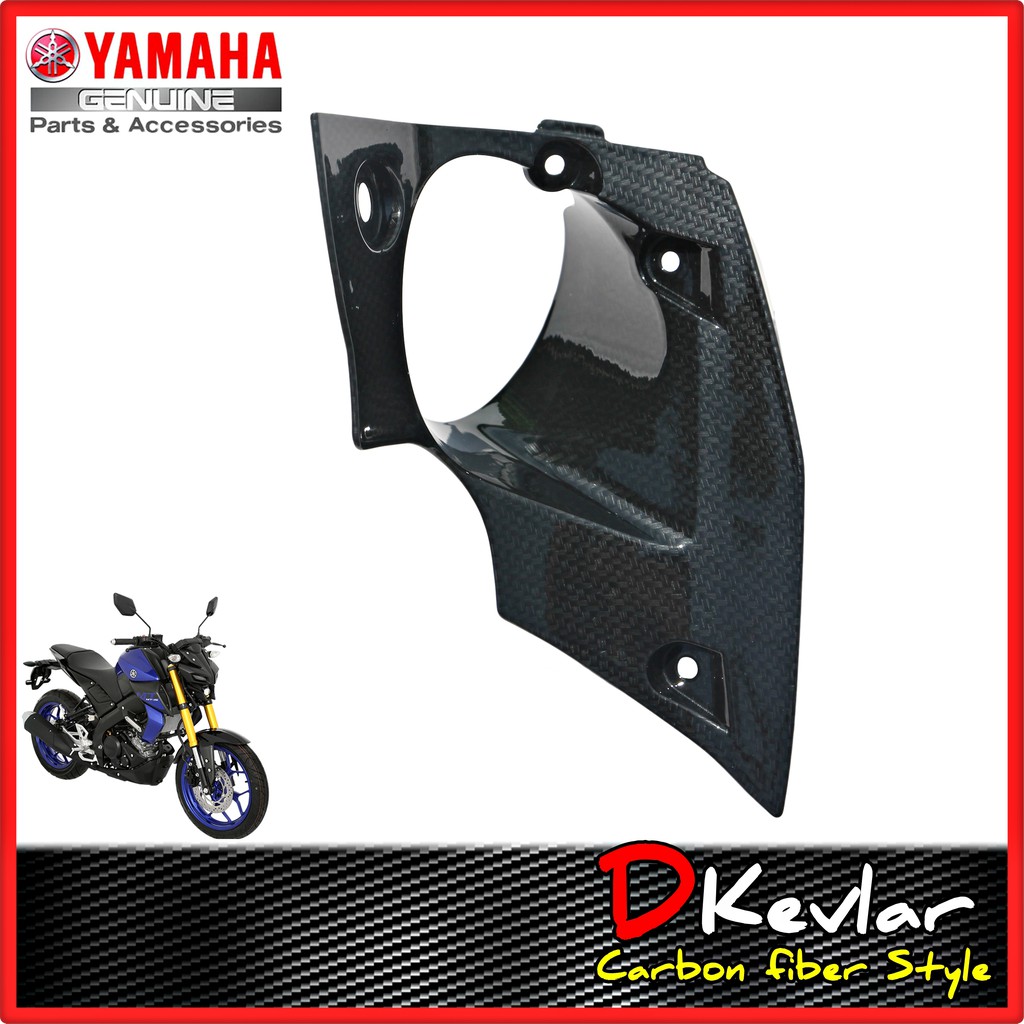 แฟริ่งตัวใน ซ้าย-ขวา สำหรับ Yamaha MT-15 ลายเคฟล่า อะไหล่แท้เบิกศูนย์ รูปที่ 3